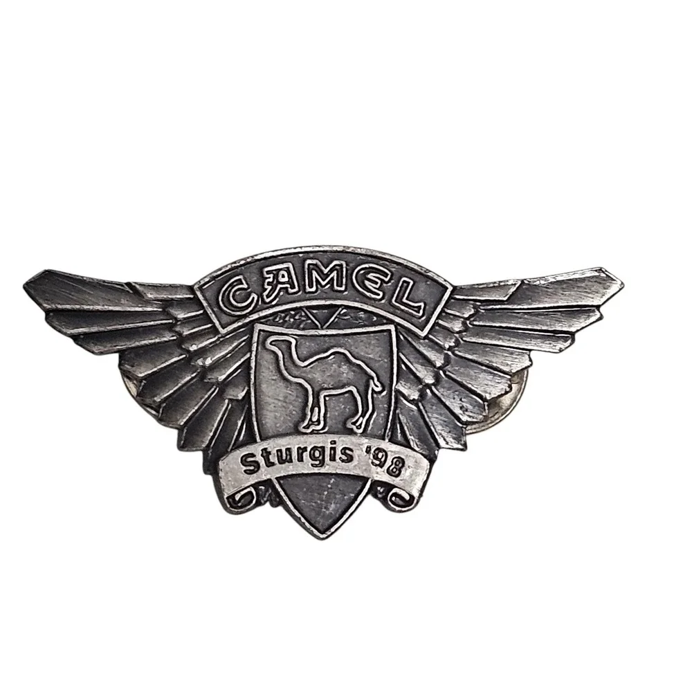 Camel  Sturgis '98 Motorcycle‎ Rally Pin Badge Biker Lapel